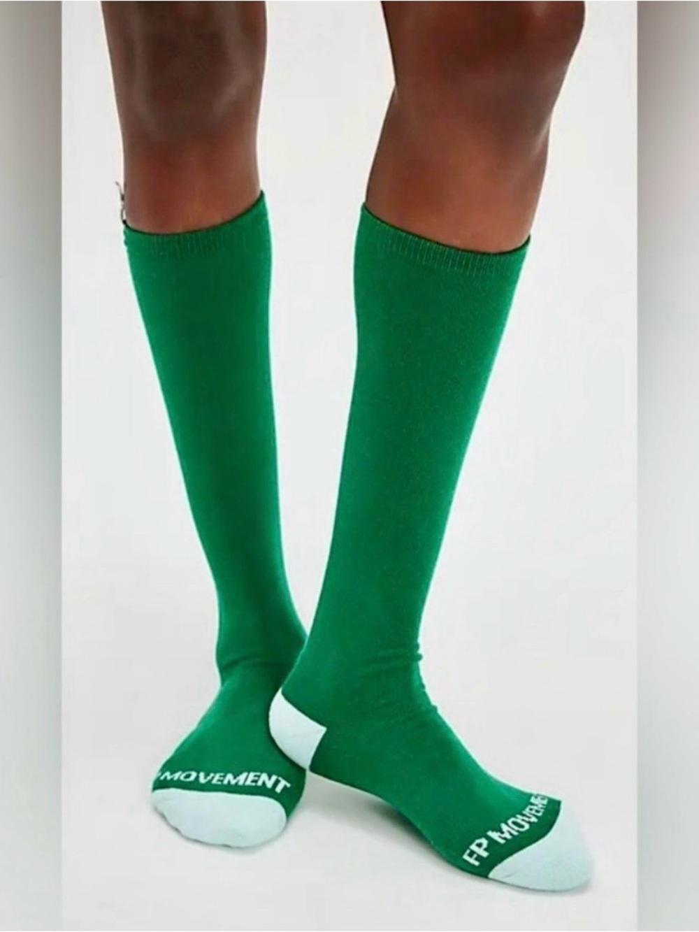 FP Movement Free People Kelly Green Tall Socks NWT OS